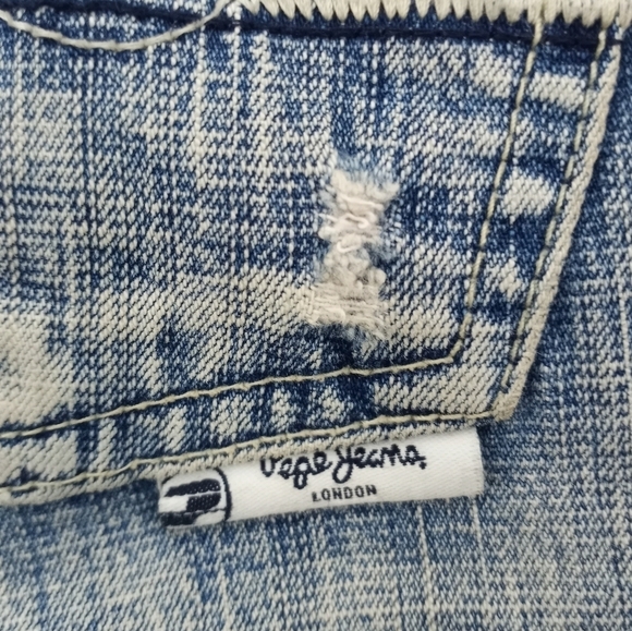 Vintage Y2K 2000s PEPE London Denim Jeans Size 26 - Picture 13 of 16